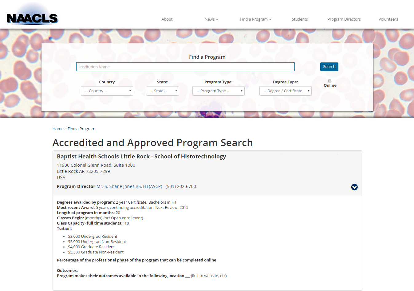 Correct Find a Program
